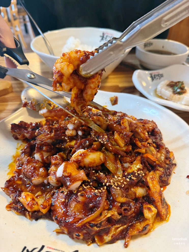  양주맛집 덕정동맛집 불향 가득한 불끈낙지보쌈