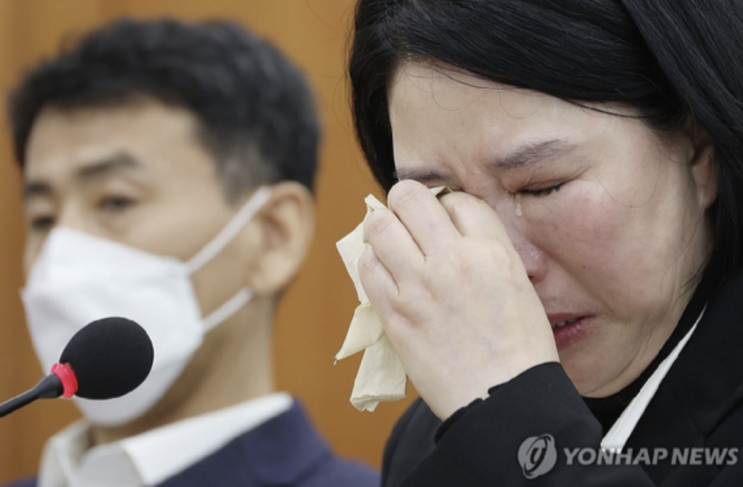 <b>오요안나 어머니</b>, 국회 과방위 출석해 절절한 <b>호소</b> "정쟁 아닌... 