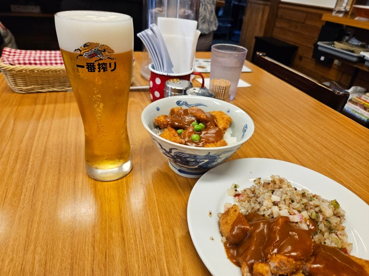  오카야마 현지인 맛집 식당 야마토 食堂 やまと 데미가츠동 デミカツ丼