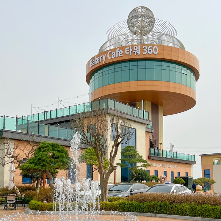  대부도대형카페 바르바커피 타워360 오션뷰 전망대
