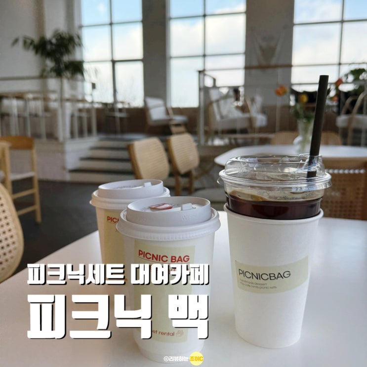  피크닉세트 대여해주는 카페 세종 피크닉 백 PICNIC BAG