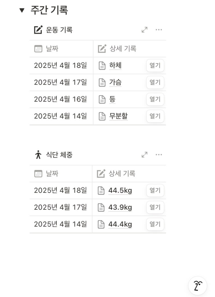  [운동일기] 93. 왼쪽 고장남 (하체)