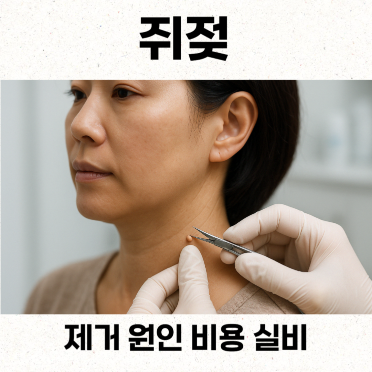  쥐젖제거 원인 비용 실비