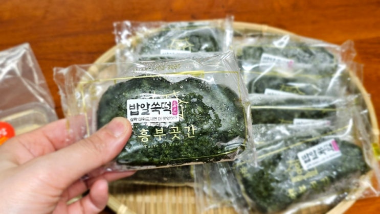  천안 대표 떡 맛집, 흥부곳간 밥알쑥떡 & 쑥인절미 온라인 주문 후기