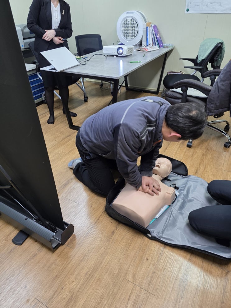  CPR 기본 절차와 하나정밀의 현장 교육