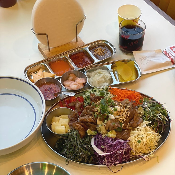  창원 가로수길 쌀국수 신상 맛집 히포히포 창원: 하마쌈 후기
