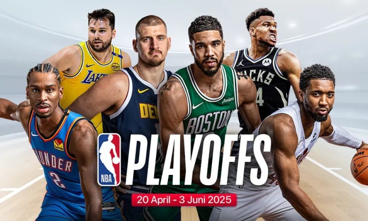 2025 NBA <b>플레이오프</b> 대진표 완성! <b>르브론</b> 돈치치 커리 모두... 