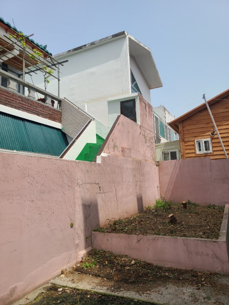  울산 남구 신정5동 **빌라 화단 지장목제거("울산벌목대행 ")