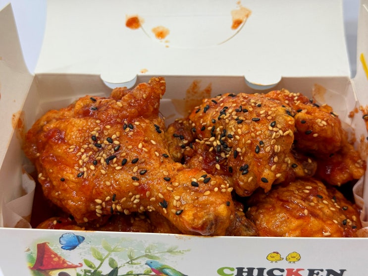  구룡포 포장 맛집 옛날 통닭 느낌의 산딸기치킨