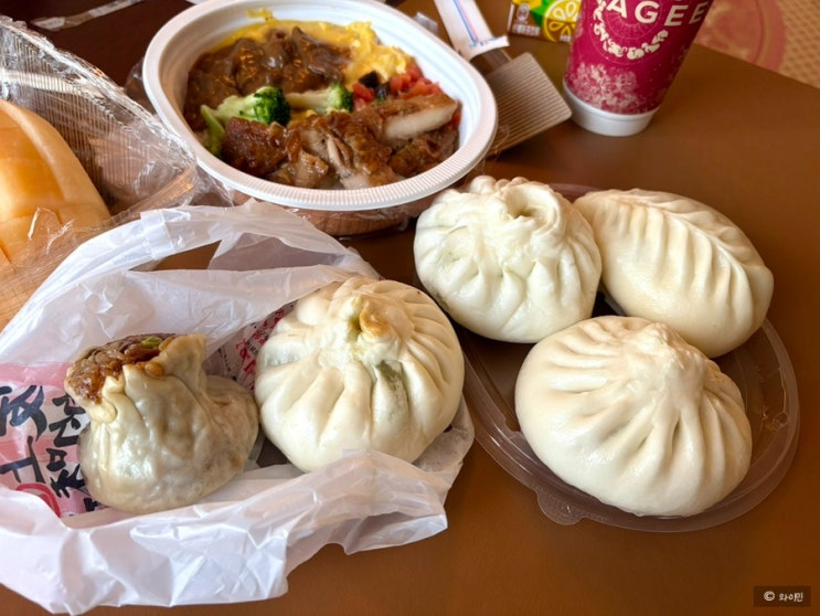  중국 상하이 난징동루역 아침 식당 맛집 현지인 만두 포장 맛집