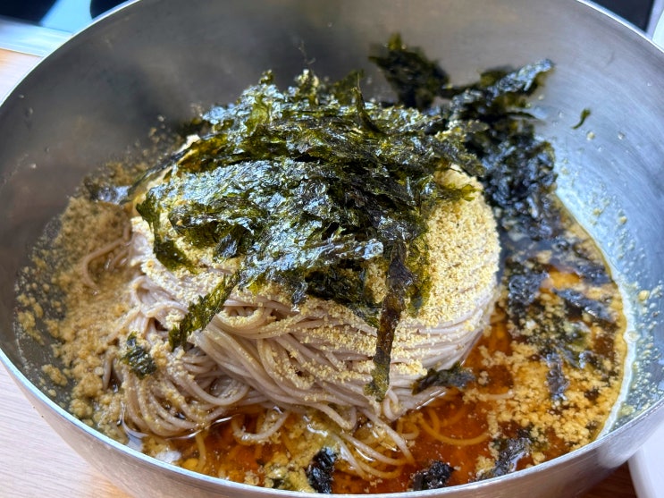  동탄 점심 맛집 주차 편한 메밀막국수 메밀래