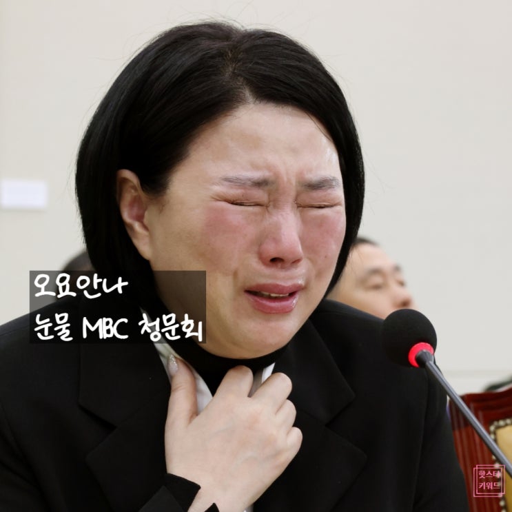  故 오요안나 어머니의 눈물 MBC, 국회 청문회 대거 불참 이유!