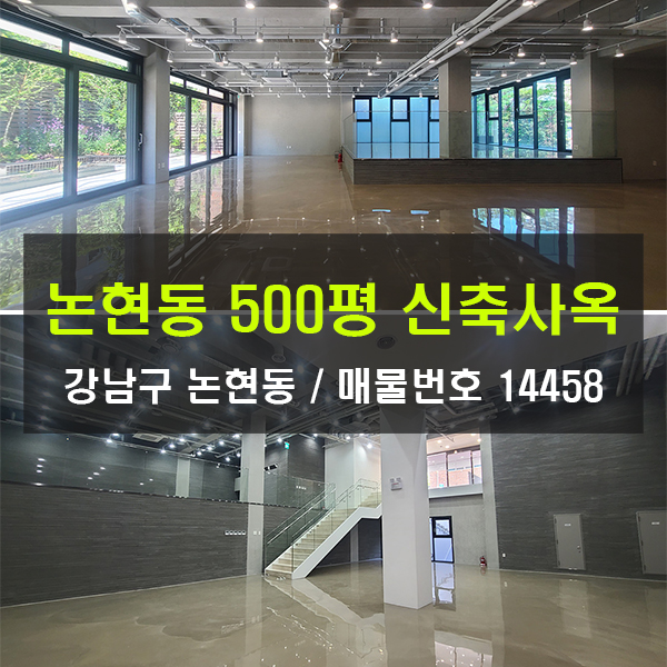  학동역 사옥 임대 강남 500평 사옥 엔터 디자인 신축 빌딩