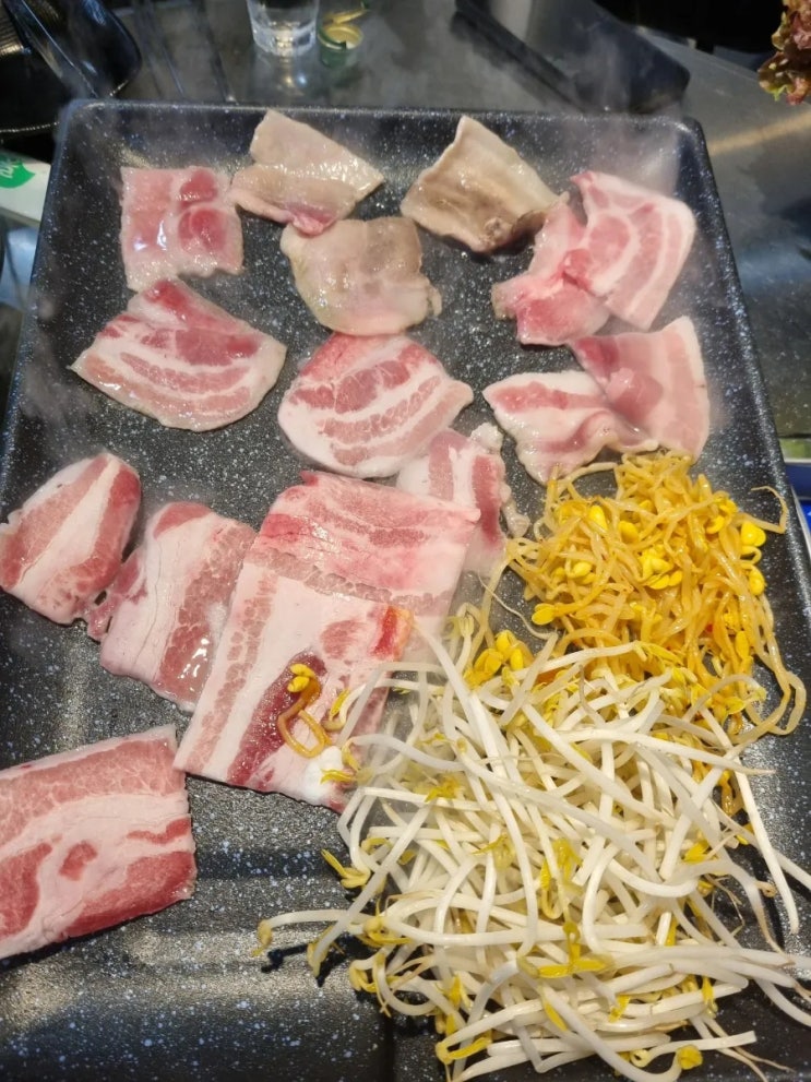  인덕원 냉삼겹,장정육 인덕원점 냉삼집 미나리,삼겹살,치즈볶음밥 