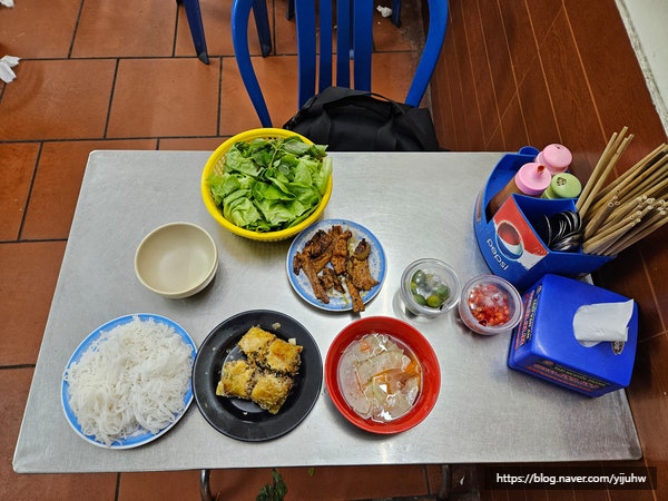  하이퐁 맛집 Bun Cha Thanh Thuy 로컬식당