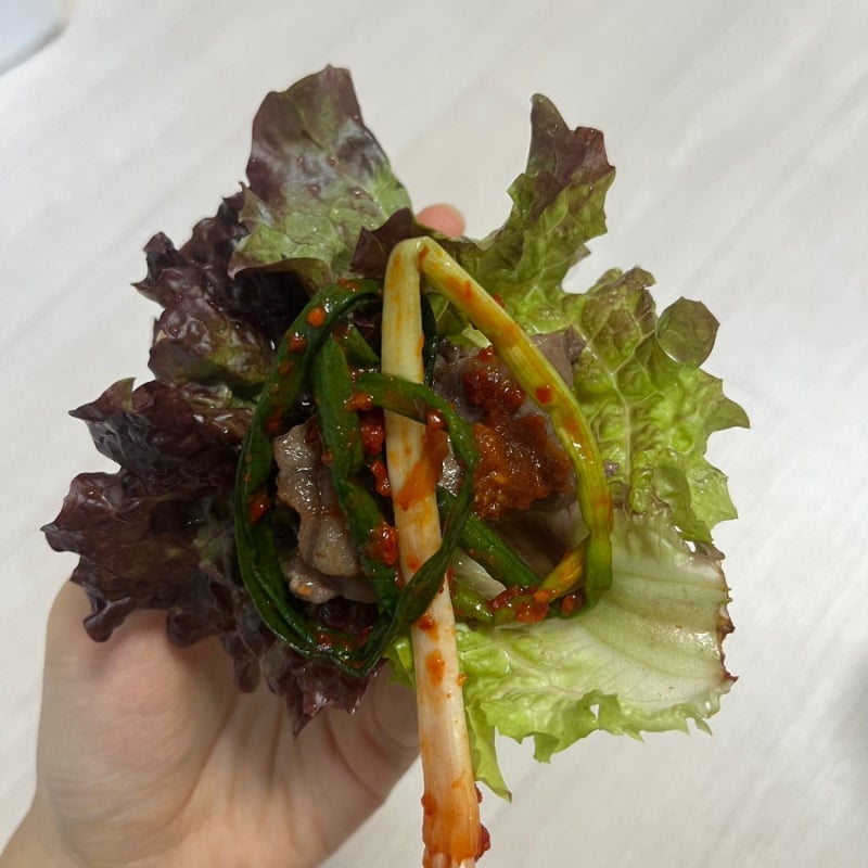 국산 학가산 파김치 1kg 추천 품담식품관