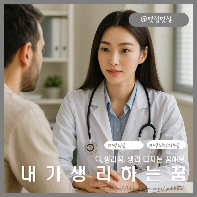 내가 생리하는 꿈, 생리 피가 나오는 꿈, 생리 터지는 꿈해몽
