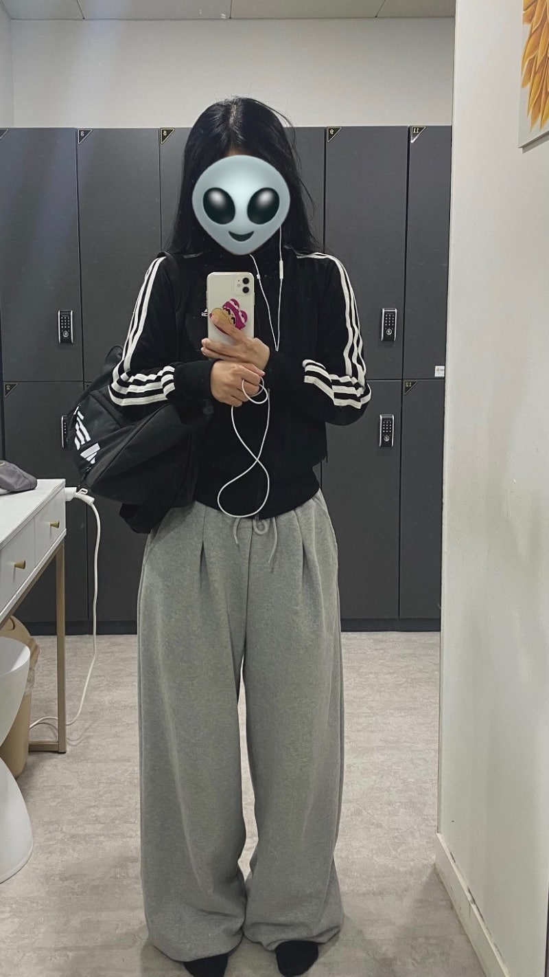 "아디다스 에센셜 3S 더플 백" 여자 운동 헬스 여행 가방 내돈내산