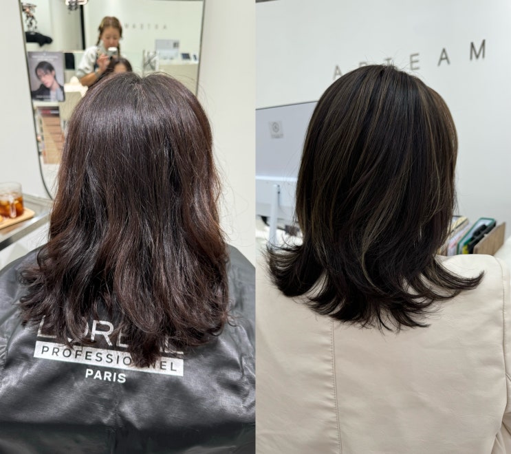  인천 시니어발레아쥬 새치발레아주 새치염색이 고민이시라면 알팀헤어 용현점