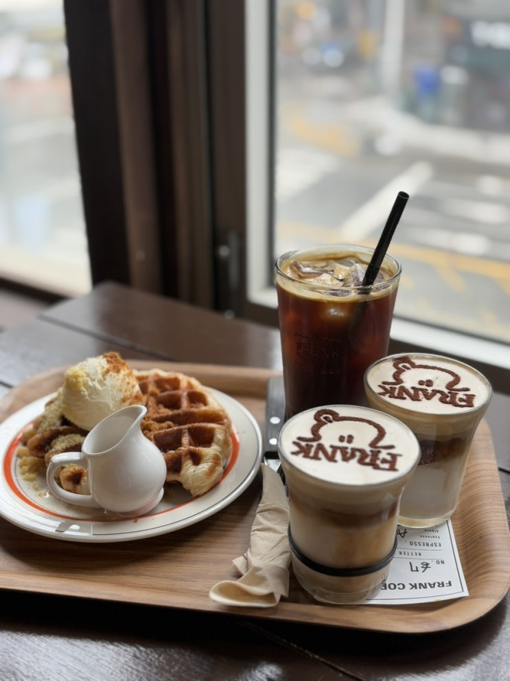  일산 웨스턴돔 크로플 맛집 프랭크커핀바 재방문 후기