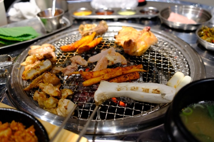 한식 숯불 닭갈비와 들계국수의 조합이 최고인 찐 양재역 맛집 양계옥 후기