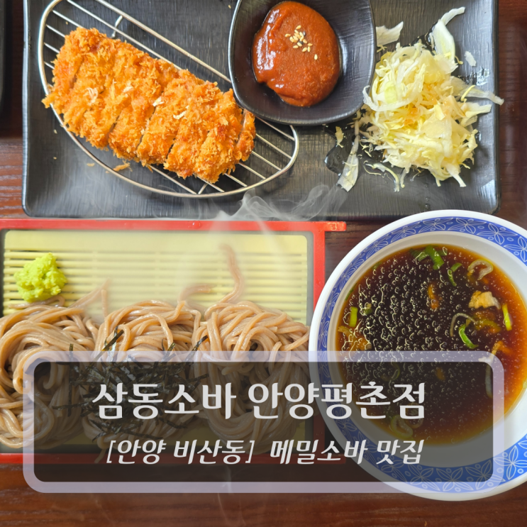  안양종합운동장맛집 :: 삼동소바 안양평촌점 - 비산동 비산체육공원 맛집