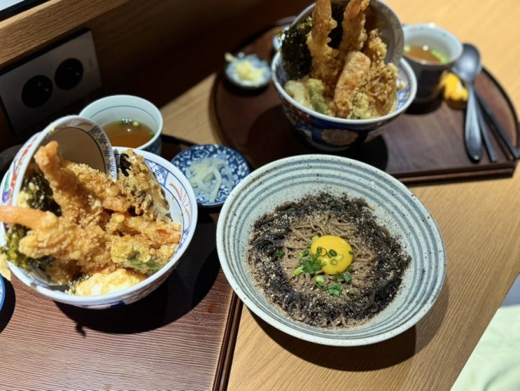  대구 텐동 맛집 수성구 도모젠 위치 주차 메뉴 솔직 후기