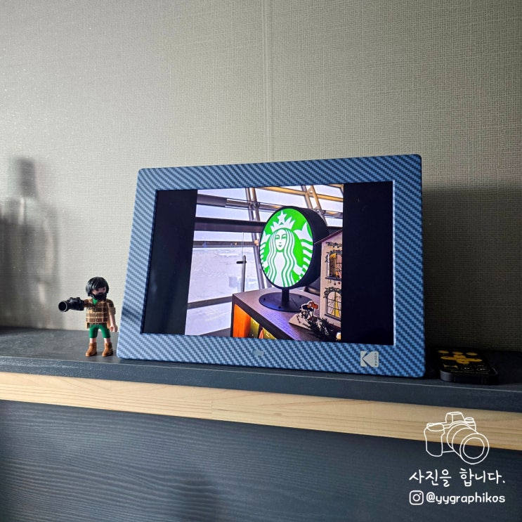  [디지털 액자] 코닥 10.1인치 디지털 포토 프레임 (RDPF-1028C)