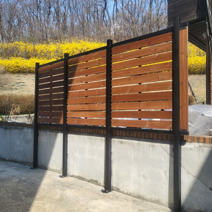  사생활 가림막/ 옆집 가림막/ 에어컨 실외기 가림막 시공 설치 추천 및 소개 ‼️