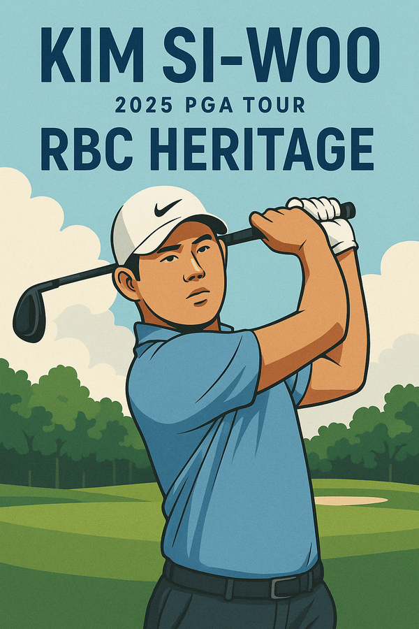 <b>김시우</b>, 2년 만의 <b>우승</b>... 2025 <b>PGA</b> 투어 RBC 헤리티지 3라운드... 