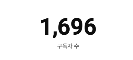  유튜브 구독자 늘리기 쉽지 않다.