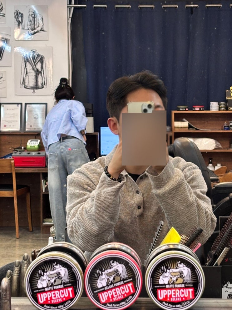  인계동바버샵 1년 단골 남자머리 수원시청역 레드폴바버샵에서