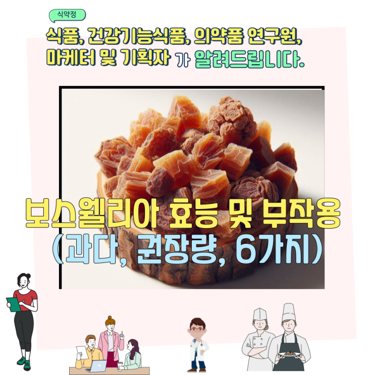  보스웰리아 효능 및 부작용 (과다, 권장량, 6가지)