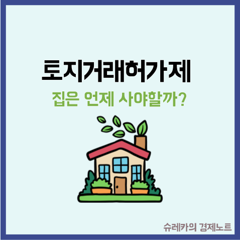  집은 언제 사야 할까? 거래량 하락 토지거래허가제는?