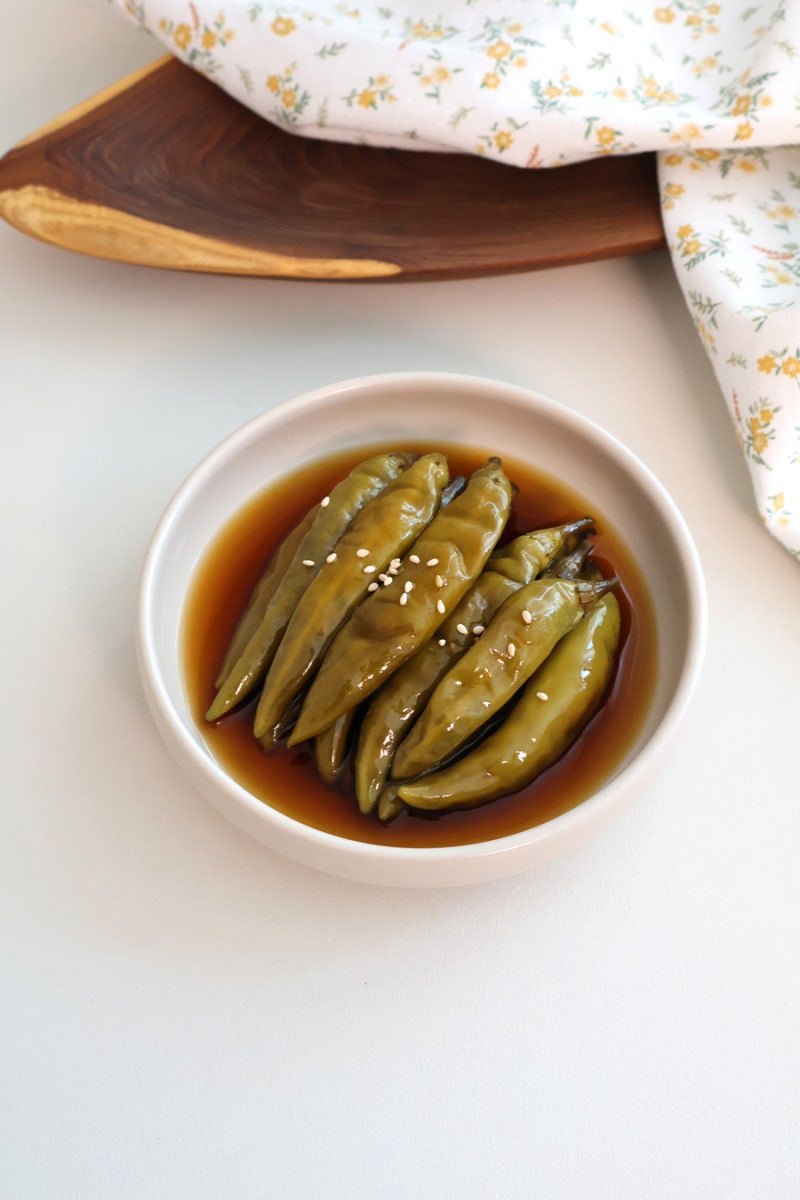 고추장아찌 레시피 샘표 장아찌간장으로 간편하게 담그는법