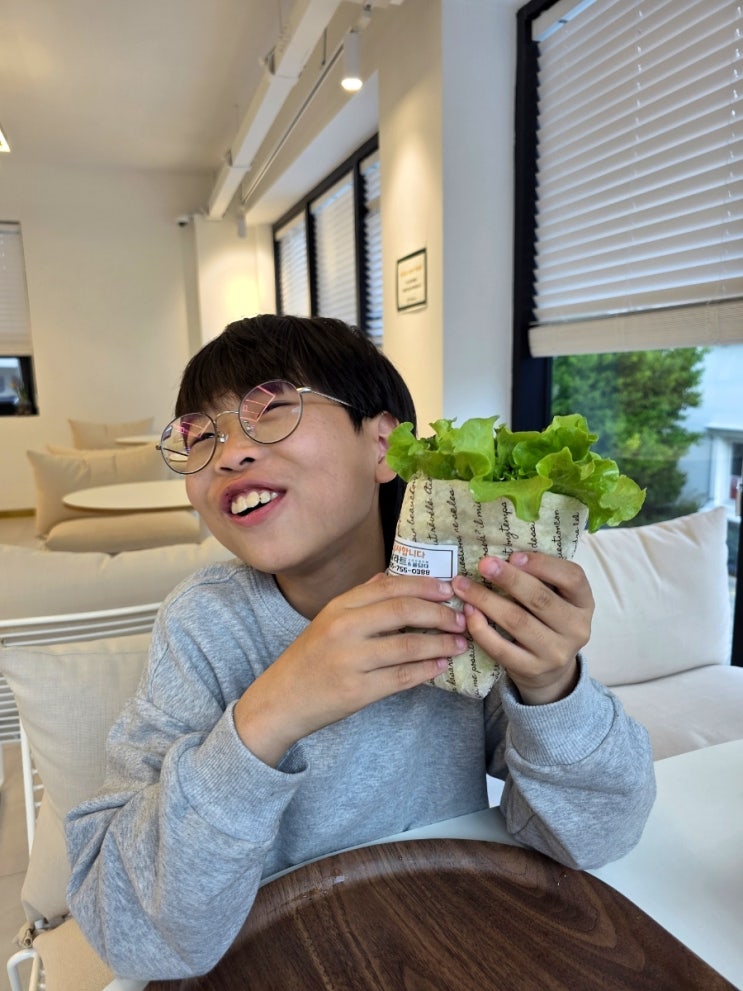  진주 체험 카페 살라트앤올되다 아이와 함께 랩샌드위치 커피드립백 만들기