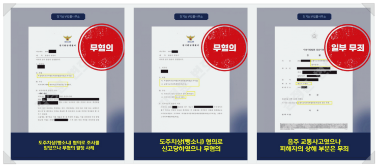  분당교통사고변호사 뺑소니사고 소송 대처 방어 사례