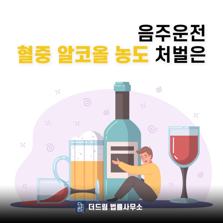  음주운전 혈중 알코올 농도 처벌은