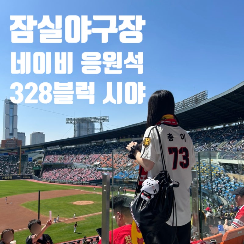 잠실야구장 3루 네이비 응원석 328블럭 시야, 준비물(필수템), 꿀팁