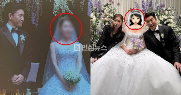 인순이, <b>김종민</b> 신부히융 얼굴 공개 논란…결국 삭제