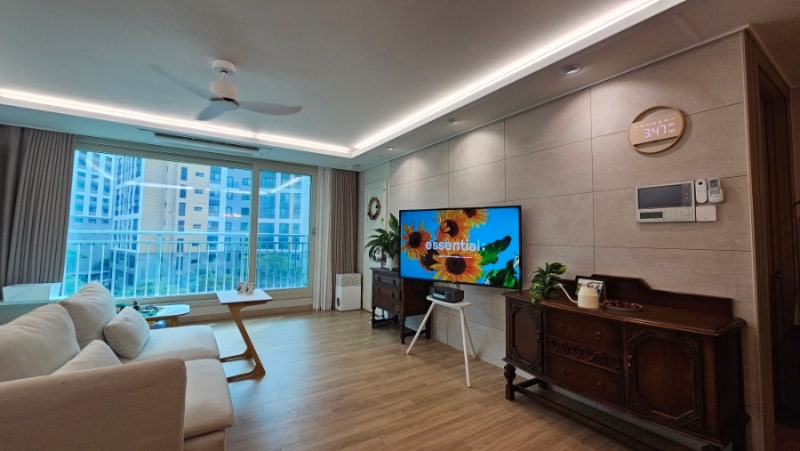 55인치 LG TV 스탠드 엘지 티비 벽걸이 거치대