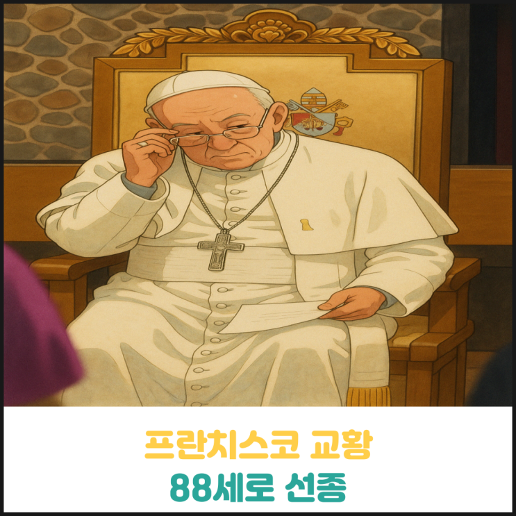 프란치스코 교황 88세로 선종 프란치스코 교황 88세로 선종