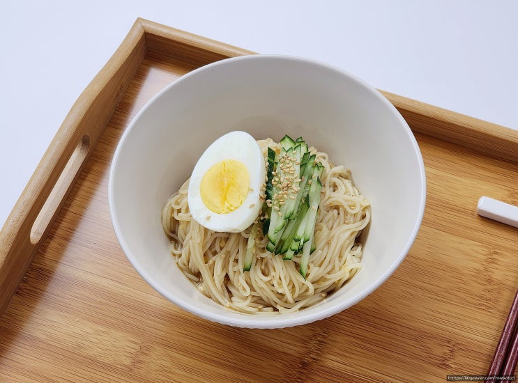  간장국수 1인분 레시피 기꼬만 양조간장으로 간단하게