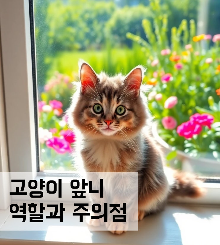  고양이 앞니 역할과 주의해야 할점