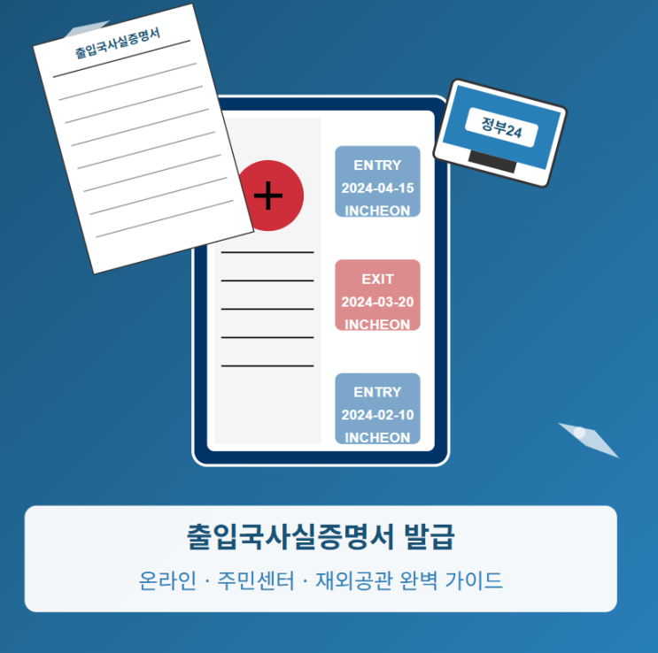  출입국사실증명서 발급받는 법: 국내외 어디서나 가능한 완벽 가이드 (온라인, 주민센터, 대리 발급 등)