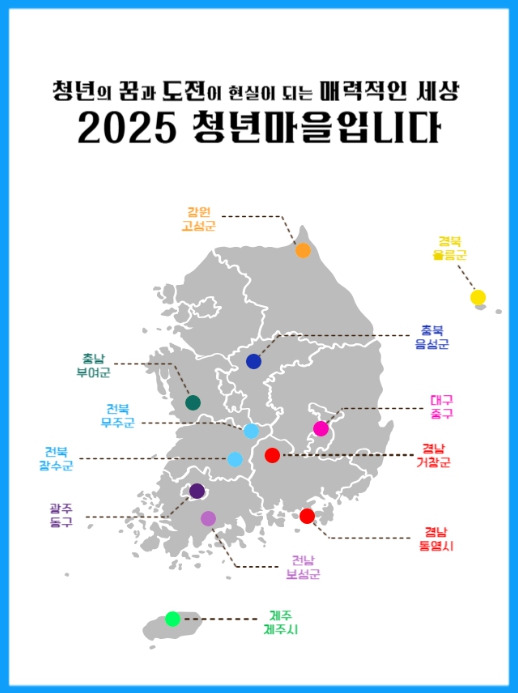  "여기라면 살아보고 싶다"... 2025 청년마을 12곳 전격 공개 [한국철도일보]