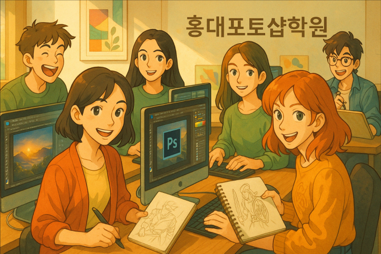  "취업 준비 중이야?" 취미든 커리어든,제대로 배워야 제대로 남는다/홍대포토샵학원