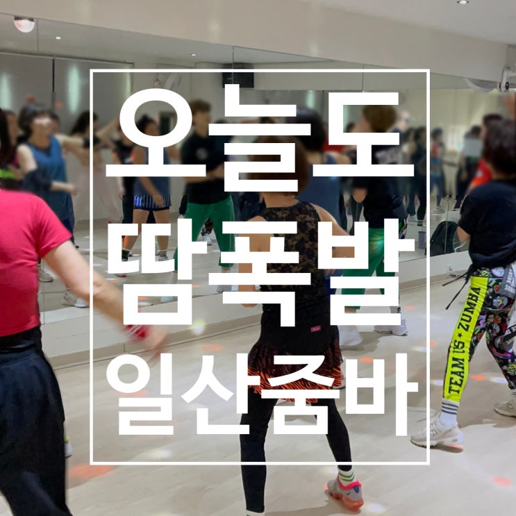  일산줌바 오늘도 땀폭발
