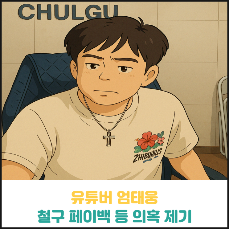 유튜버 엄태웅, 철구 엑셀방송 페이백 등 의혹 제기 유튜버 엄태웅, 철구 엑셀방송 페이백 등 의혹 제기