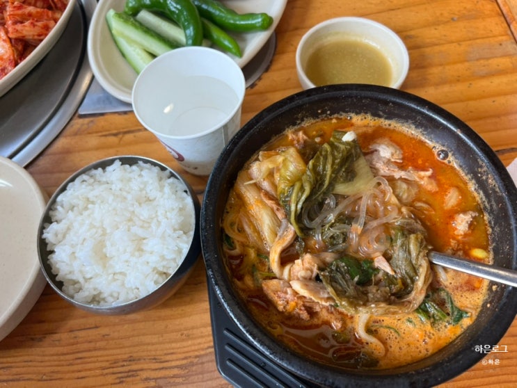  용인 양지 점심 맛집 수누리 감자탕 청국장해장국 후기